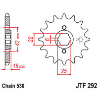 JT   JTF292.16 Honda NS400 R 85-88, VFR400 R 86 JTF292.16